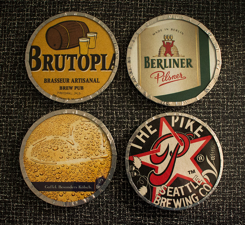 quick craft preserving cardboard coasters with glass Fluffyland