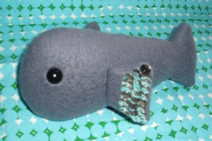 plush Anchovie - alive side plush Anchovie - alive side