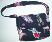 handmade bowling purse! - click for larger image