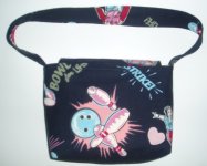 handmade bowling purse! - click for larger image