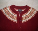 wool sweater before felting