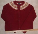 wool sweater before felting